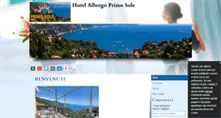 Desktop Screenshot of hotelprimosolerapallo.com